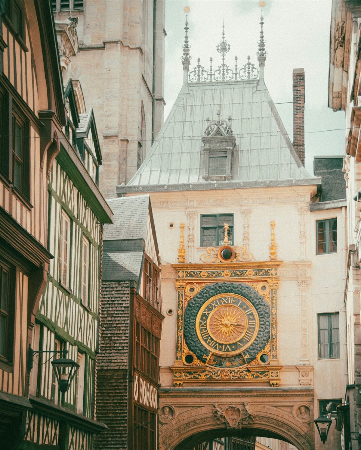 Le Gros-Horloge, dans le centre historique de Rouen